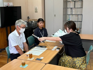 取材の様子