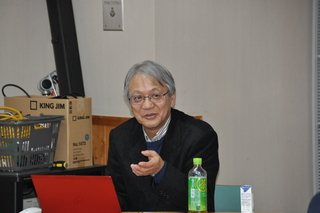 写真 講師の帯広畜産大学 佐藤名誉教授