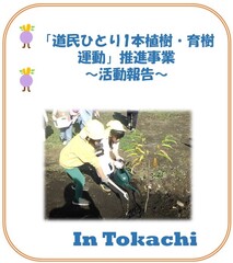 「道民ひとり1本植樹・育樹運動」推進事業