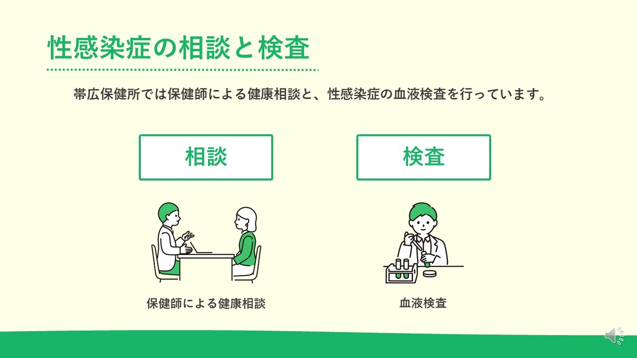 性感染症の相談と検査