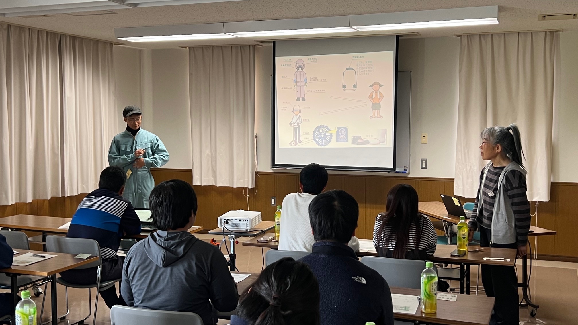 農作業安全の研修
