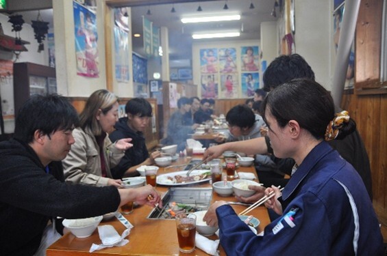 昼食交流会の様子
