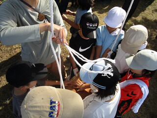 ロープ取り付け