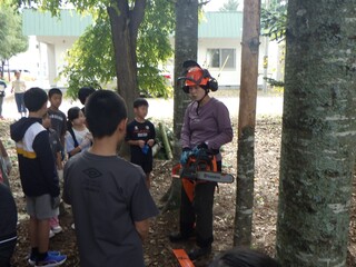 白人小学校木育授業③
