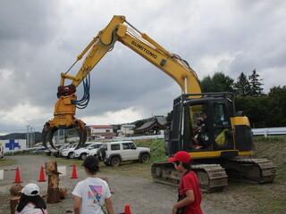 林業安全装備品展示会・木育イベント①