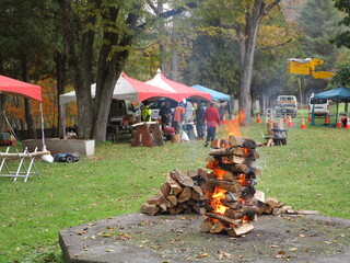 たき火コーナー