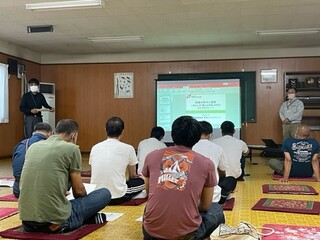 研修会の様子（生産者からの質疑応答）