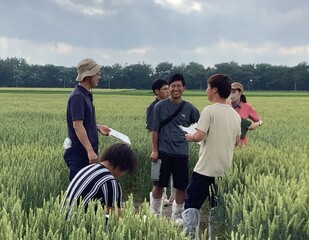 小麦についてたくさんの質問がでました