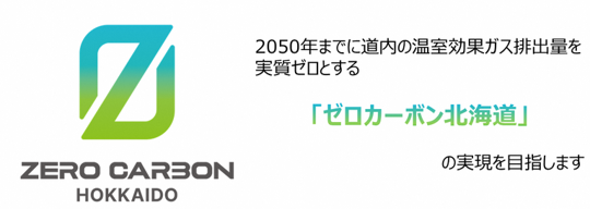 ゼロカーボン北海道のロゴ