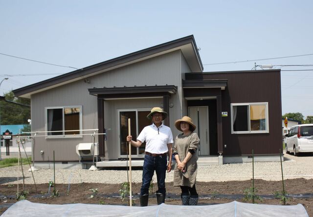 士幌町農園付き住宅